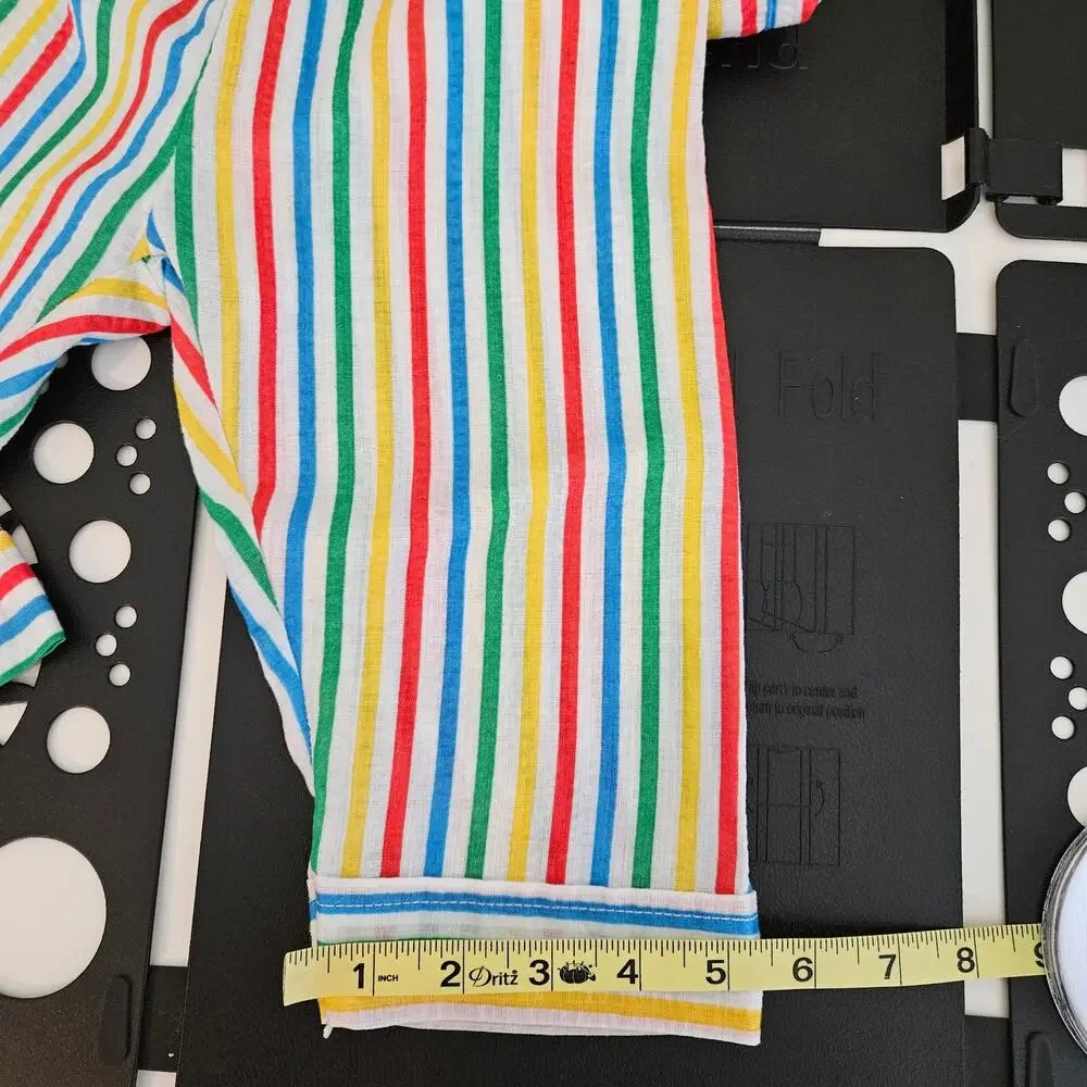 Tom N Jerry Vintage Circus Stripes Kid's‎ Toddler Pajama Set | Size 2